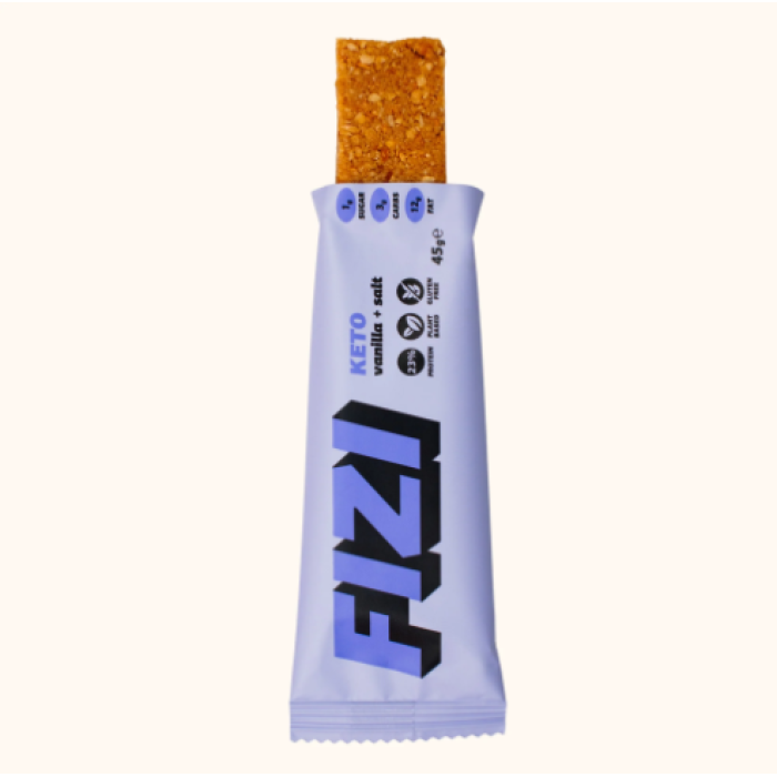 KETO Protein Bar - 10x45g Vanilla + Salt