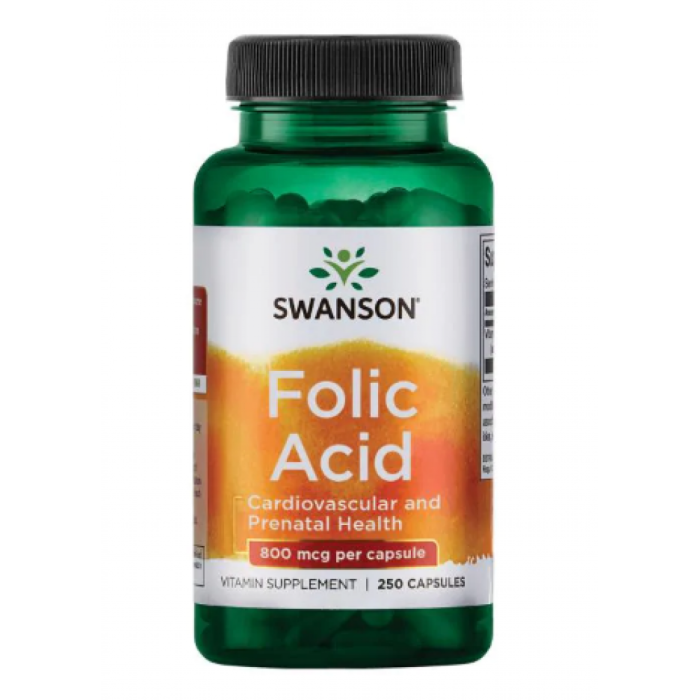 Folic Acid 800 mcg - 250 Caps — офіційна ціна та характеристики
