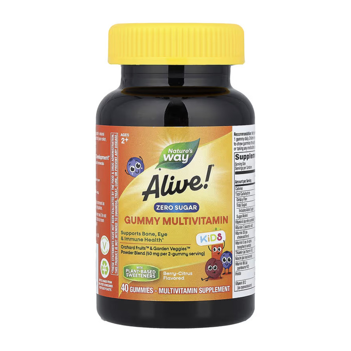 Alive! Zero Sugar Kid's - 40 gummies — офіційна ціна та характеристики