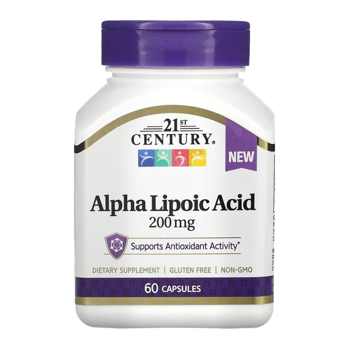 Alpha Lipoic Acid 200 mg - 60 caps — офіційна ціна та характеристики