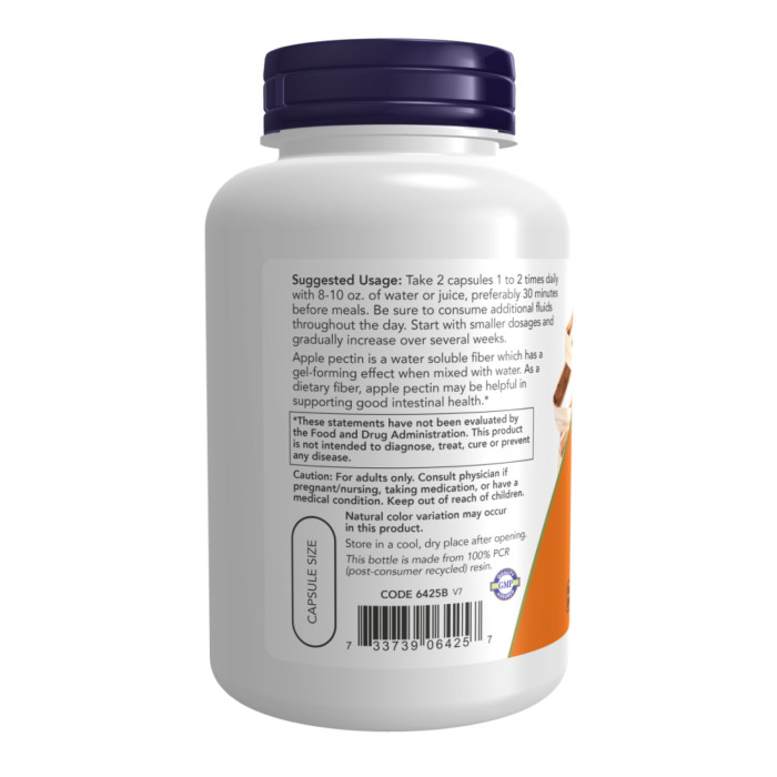 Apple Pectin 700mg - 120 vcaps — офіційна ціна та характеристики