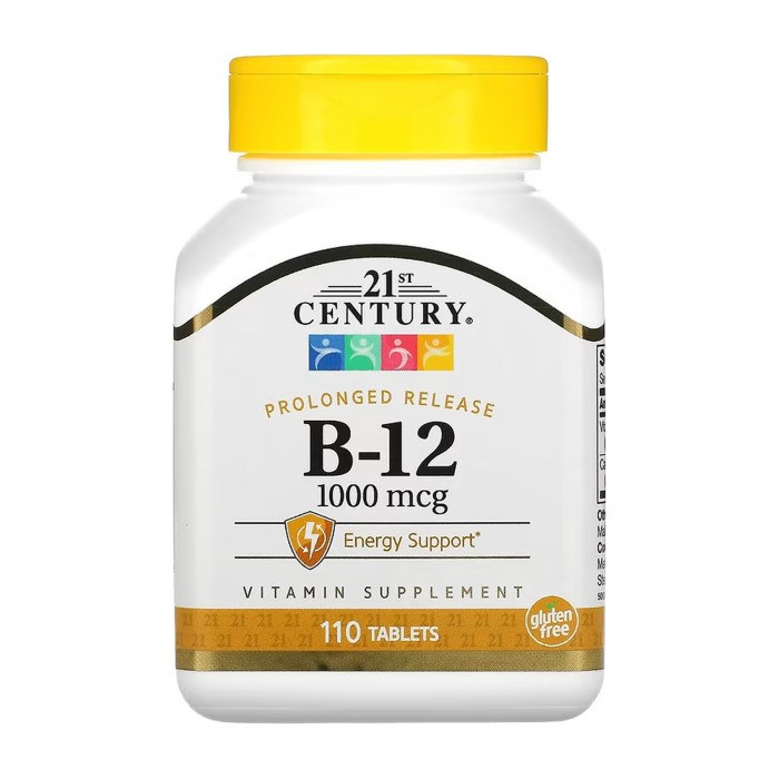B-12 1000 mcg - 110 tabs — офіційна ціна та характеристики