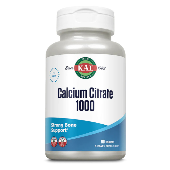 Calcium Citrate 1000mg - 90 tabs — офіційна ціна та характеристики
