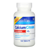 Calcium Citrate + D3 Max - 120 tabs