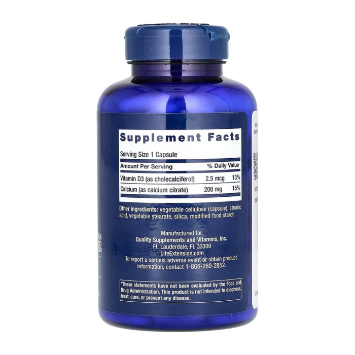 Calcium Citrate with Vitamin D - 200 caps — офіційна ціна та характеристики