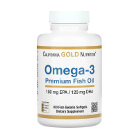 Omega-3 Premium Fish Oil 180mg - 100 softgels
