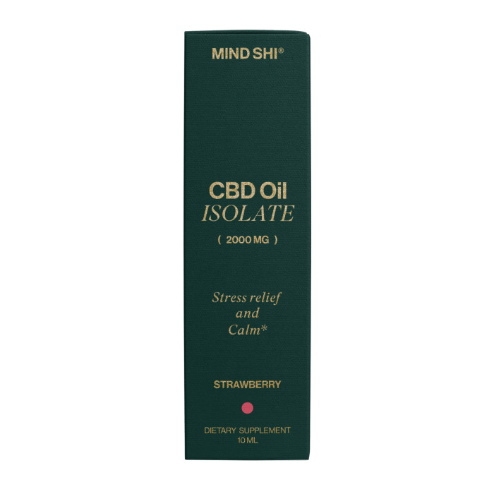 CBD Oil Isolate 2000 mg Strawberry - 10 ml — офіційна ціна та характеристики