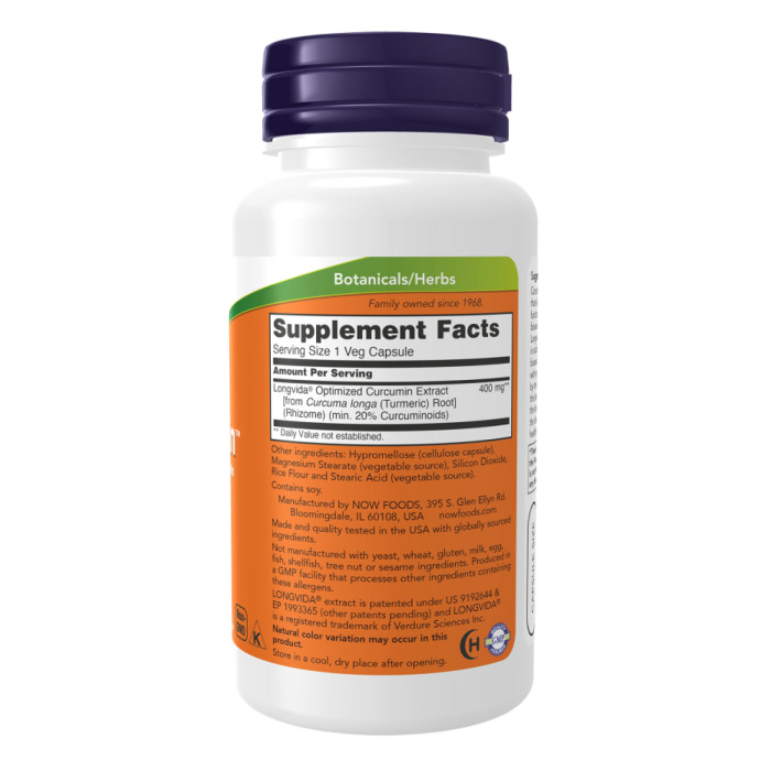 CurcuBrain™ 400mg - 50 vcaps — офіційна ціна та характеристики