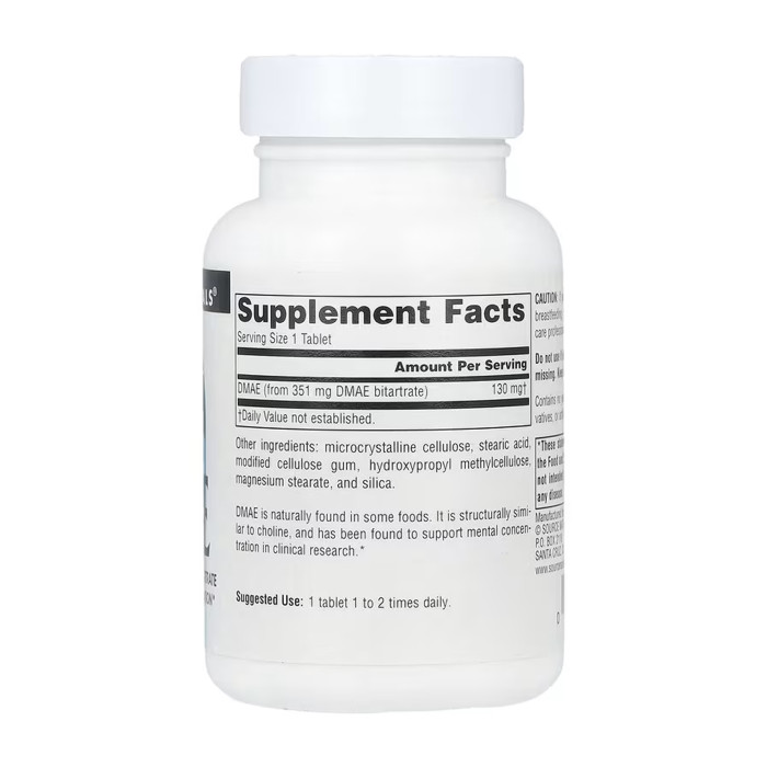 DMAE 351 mg - 100 tabs — офіційна ціна та характеристики