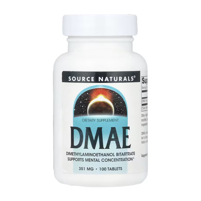 DMAE 351 mg - 100 tabs — офіційна ціна та характеристики