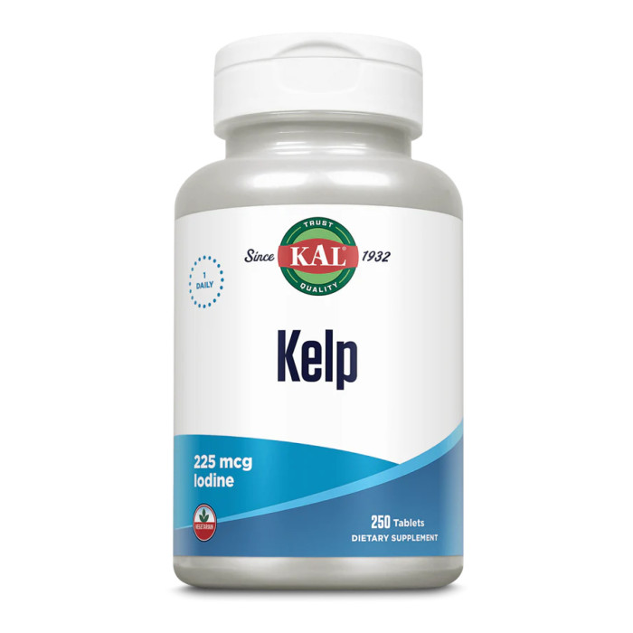 Kelp Iodine 225mcg - 250 tabs — офіційна ціна та характеристики