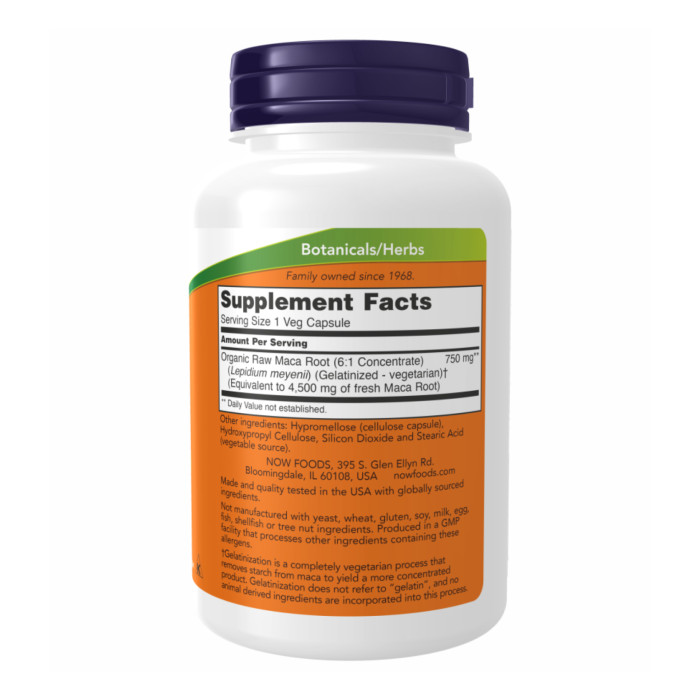 Maca 750mg - 90 vcaps — офіційна ціна та характеристики