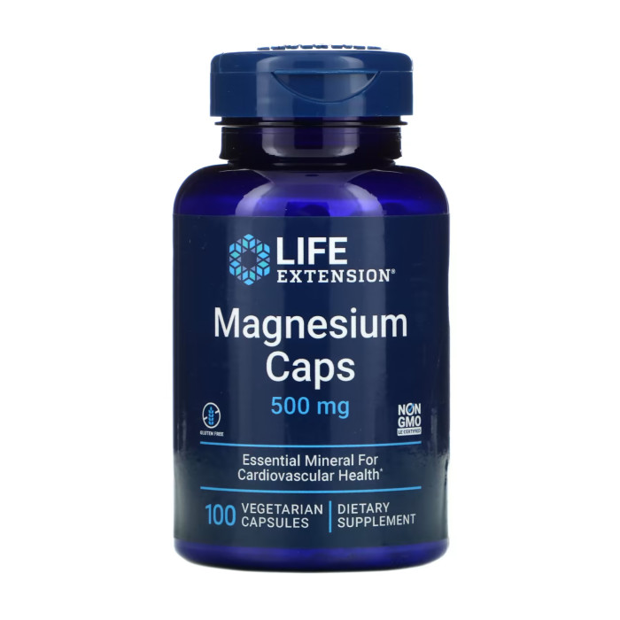 Magnesium Caps 500 mg - 100 vcaps — офіційна ціна та характеристики