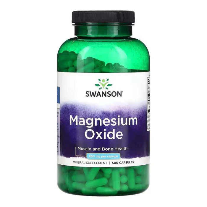 Magnesium Oxide 200mg - 500 caps — офіційна ціна та характеристики