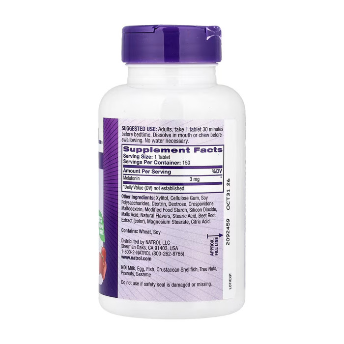 Melatonin 3mg - 150 tabs — офіційна ціна та характеристики