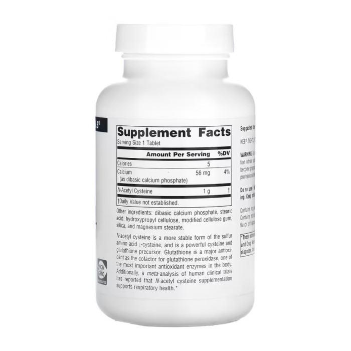 N-Acetyl Cysteine 1000mg - 120 tabs — офіційна ціна та характеристики