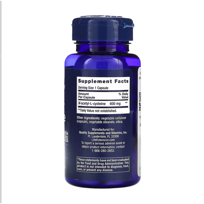 N-Acetyl-L-Cysteine (NAC) 600mg - 60 caps