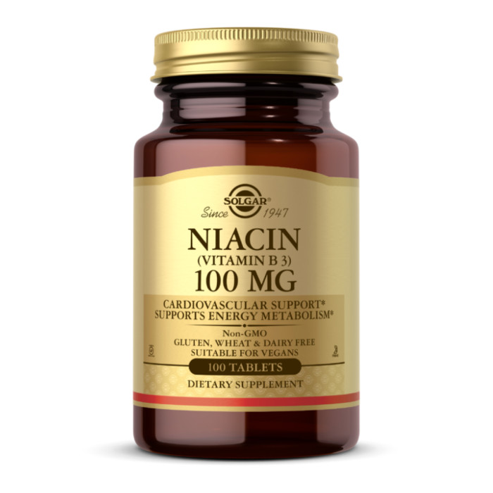 Niacin (Vitamin B3) 100mg - 100 tabs — офіційна ціна та характеристики