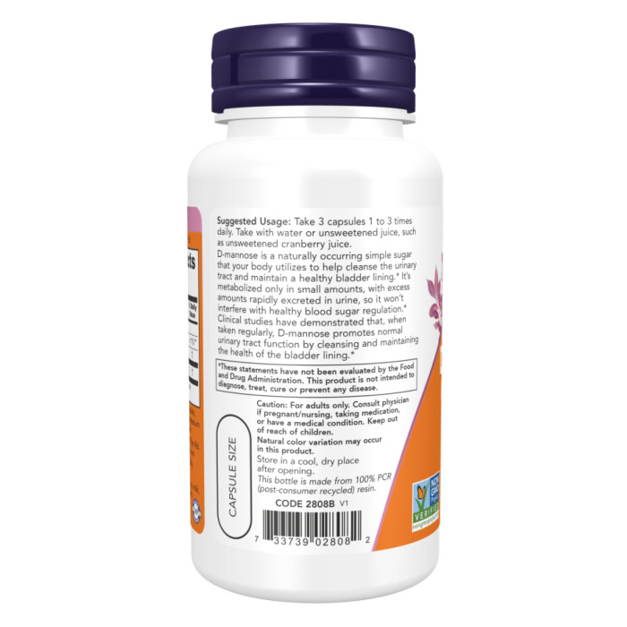 D-Mannose 500mg - 240 vcaps — офіційна ціна та характеристики