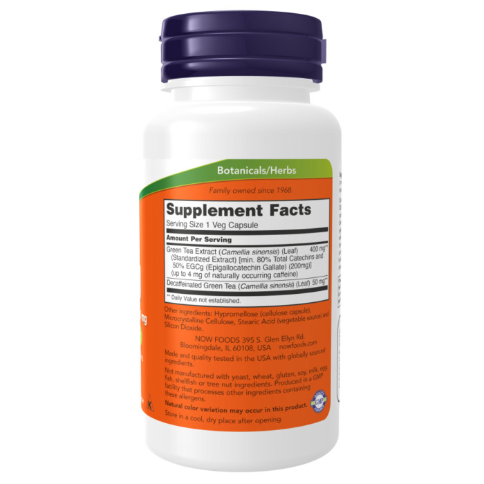 EGCg Green Tea Extract 400mg - 180 vcaps — офіційна ціна та характеристики