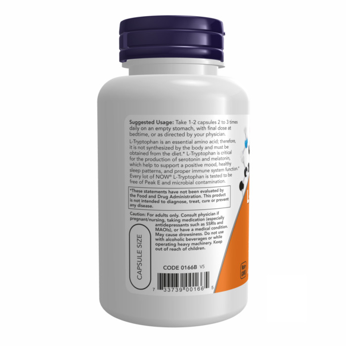 L-Tryptophan 500mg - 60 vcaps — офіційна ціна та характеристики