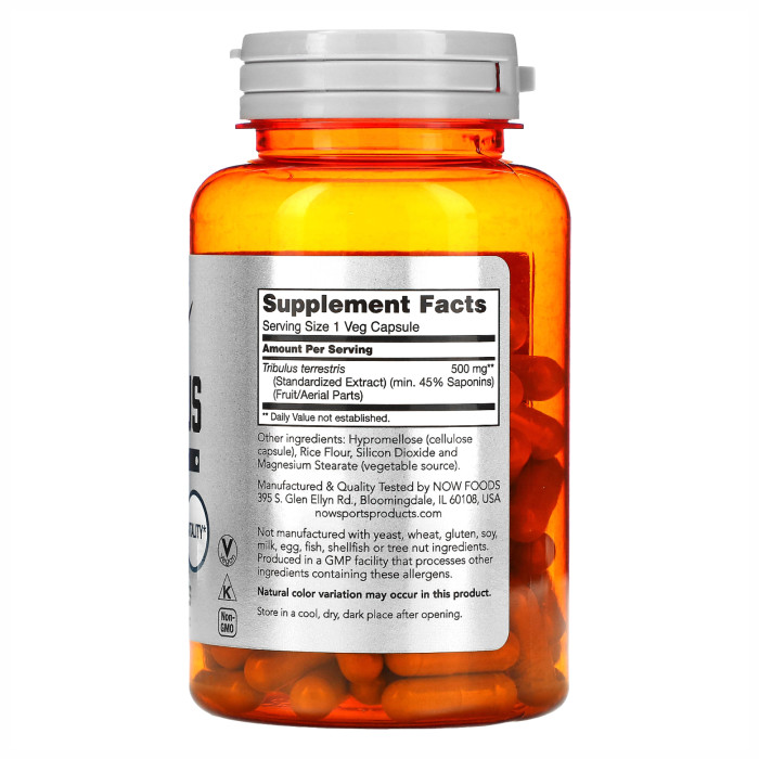Tribulus 500mg 45% - 100 vcaps — офіційна ціна та характеристики
