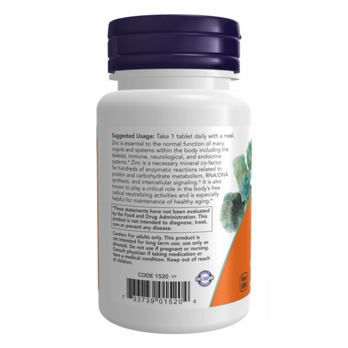 Zinc Gluconate 50 mg - 250 tabs — офіційна ціна та характеристики