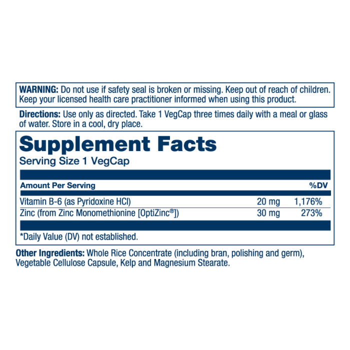 Opti Zinc 30mg - 60 vcaps — офіційна ціна та характеристики