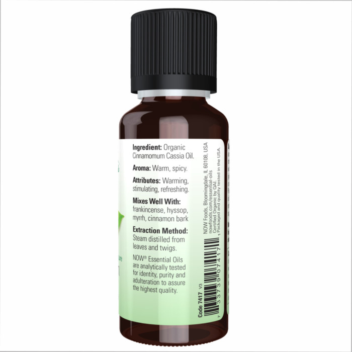 Org Cinnamon Cassia Oil - 30ml (1fl.0z) (Пошкоджена етикетка) — офіційна ціна та характеристики
