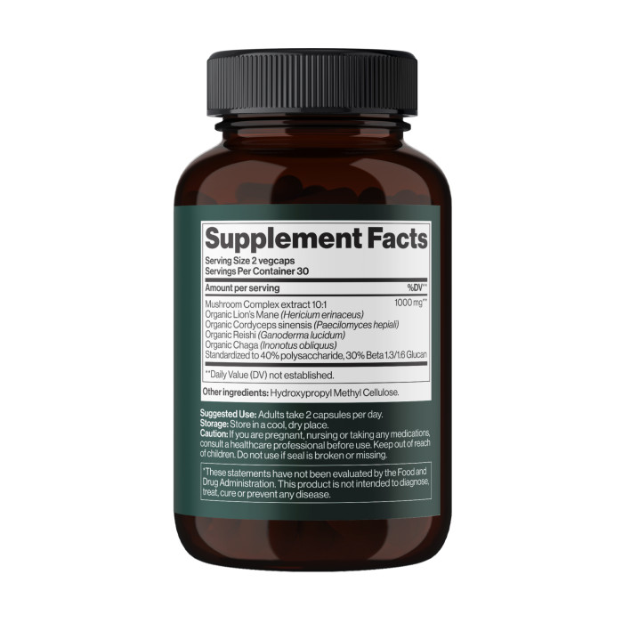 4Mushroom Complex 1000 mg - 60 vegcaps — офіційна ціна та характеристики