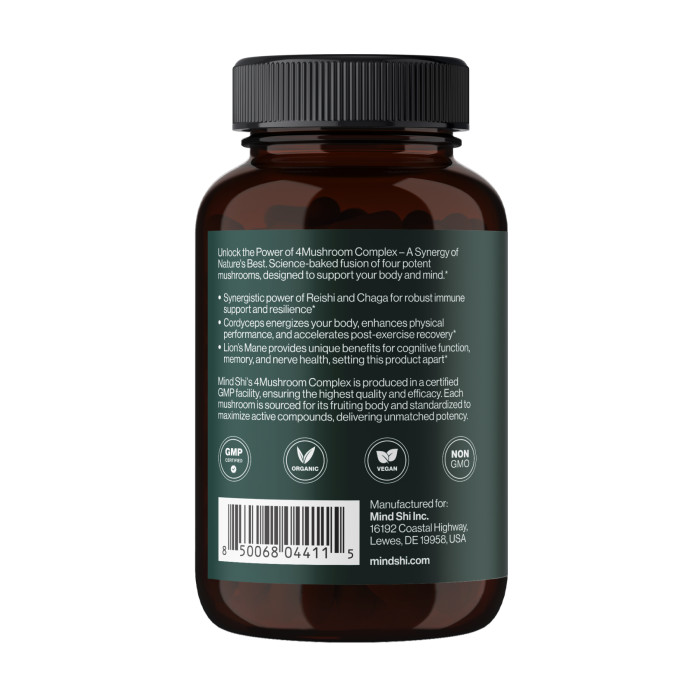 4Mushroom Complex 1000 mg - 60 vegcaps — офіційна ціна та характеристики