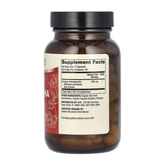 Organic Ashwagandha - 60 caps — офіційна ціна та характеристики