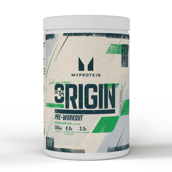 Origin Pre-Workout - 600g Sour Apple — офіційна ціна та характеристики