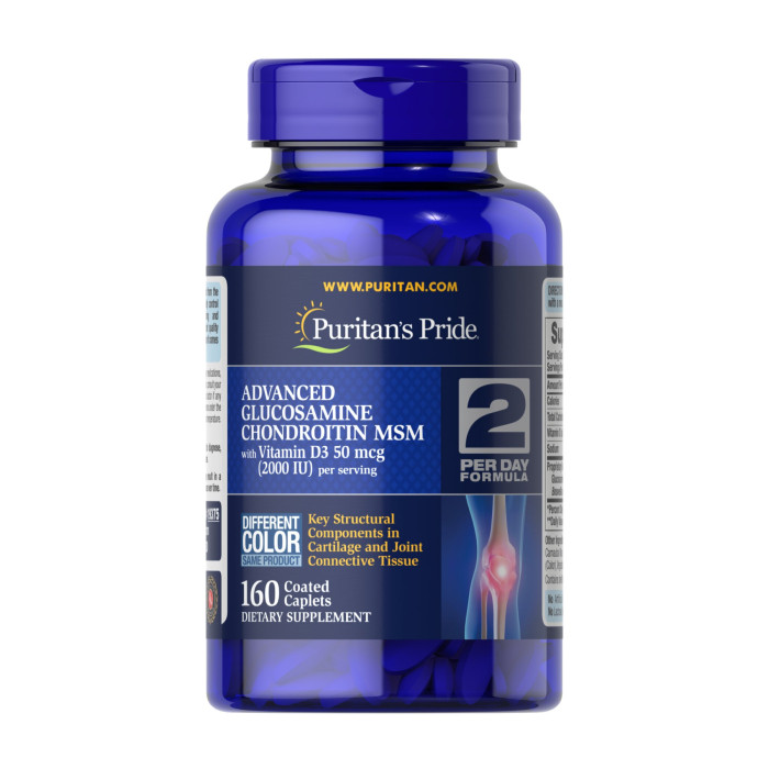 Triple Strength Glucosamine Chondroitin with Vitamin D3 - 160tabs — офіційна ціна та характеристики