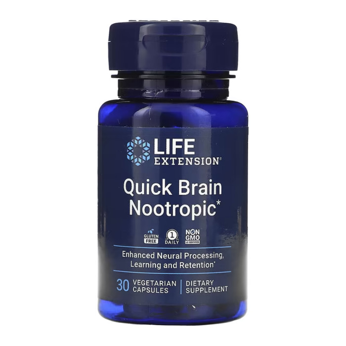 Quick Brain Nootropic - 30 vcaps — офіційна ціна та характеристики