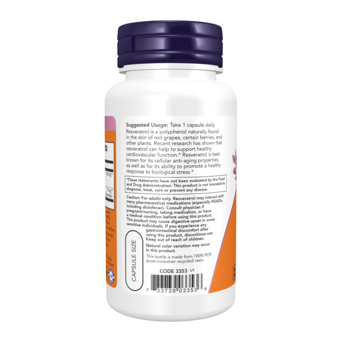 Resveratrol 200 mg - 120 vcaps — офіційна ціна та характеристики