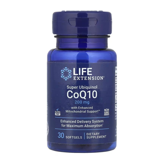 Super Ubiquinol CoQ10 with Enhanced Mitochondrial Support™ 200 mg - 30 softgels — офіційна ціна та характеристики