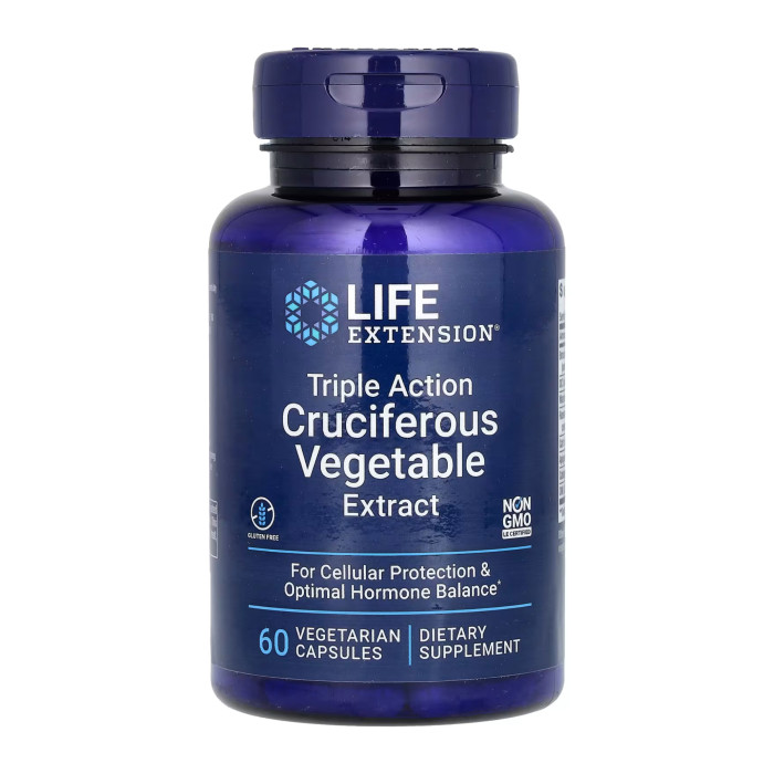 Triple Action Cruciferous Vegetable Extract - 60 vcaps — офіційна ціна та характеристики