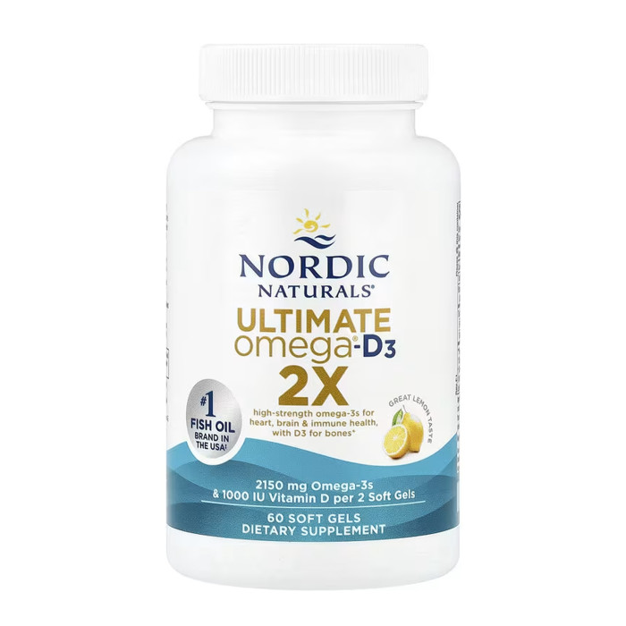 Ultimate Omega 2X D3 - 60 softgels — офіційна ціна та характеристики