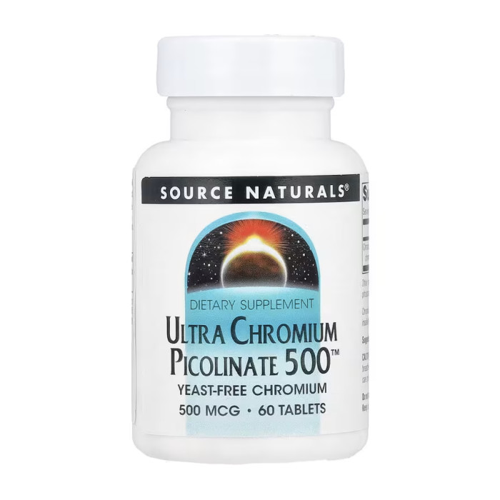 Ultra Chromium Picolinate 500™ 500 mcg - 60 tabs — офіційна ціна та характеристики