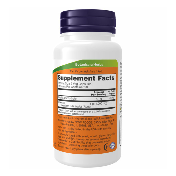 Valerian Root 500mg - 250 vcaps — офіційна ціна та характеристики