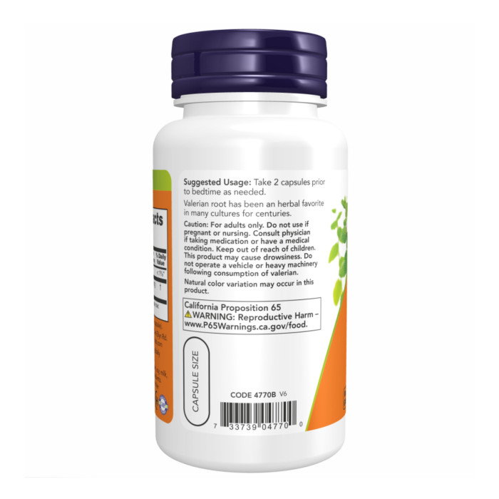 Valerian Root 500mg - 250 vcaps — офіційна ціна та характеристики