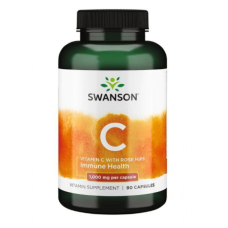 Vitamin C with Rose Hips 1000 mg - 90 caps (Пошкоджена банка)
