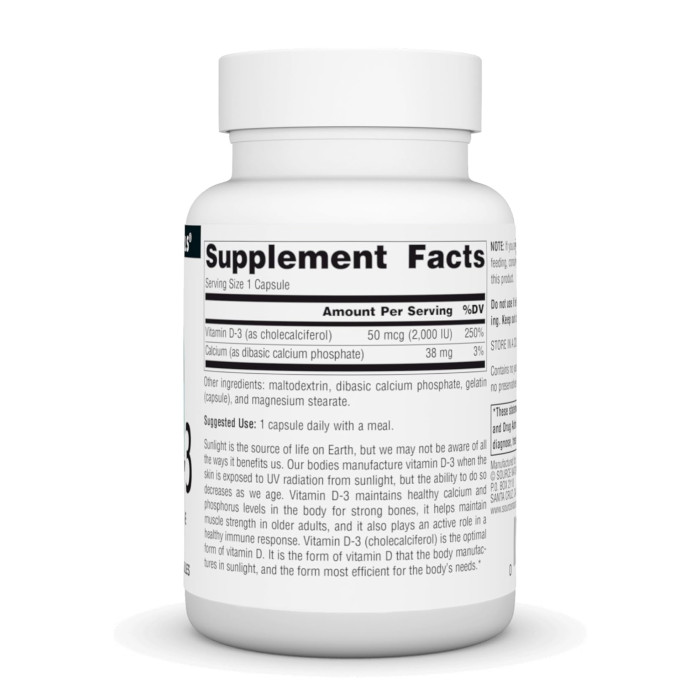 Vitamin D-3 2000 IU - 100 caps — офіційна ціна та характеристики