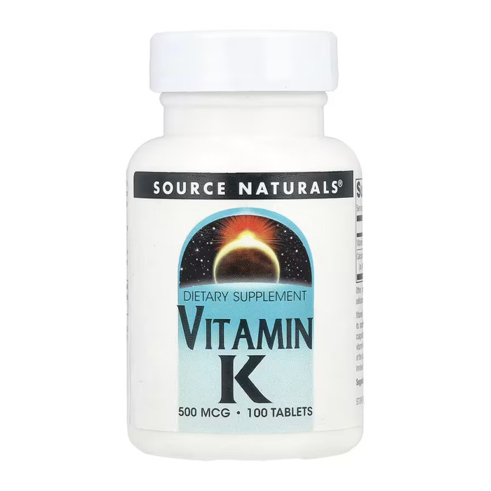 Vitamin K 500 mcg - 100 tabs — офіційна ціна та характеристики