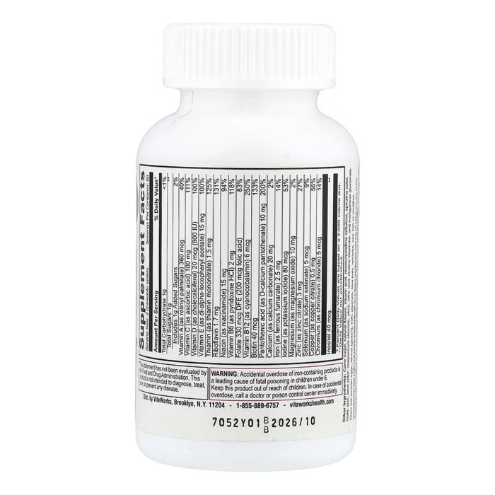 VitaWorks Kids Multivitamin with Iron - 120 chewables — офіційна ціна та характеристики