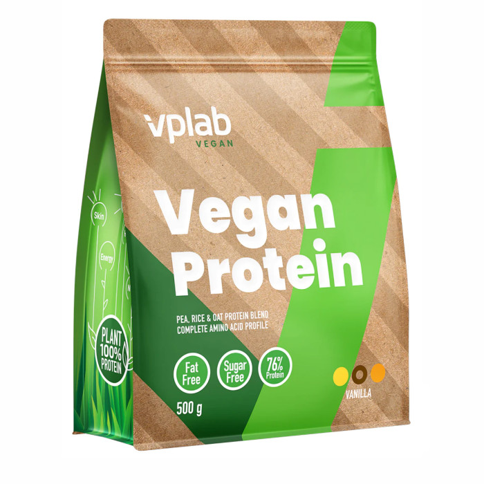 Vegan Protein - 500g Vanilla — офіційна ціна та характеристики