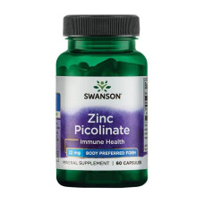 Zinc Picolinate 22 mg - 60 caps (Пошкоджена банка)