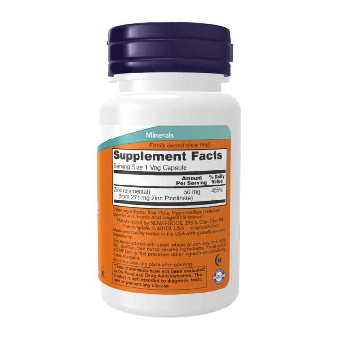 Zinc Picolinate 50 mg - 30 vcaps (Пошкоджена банка)