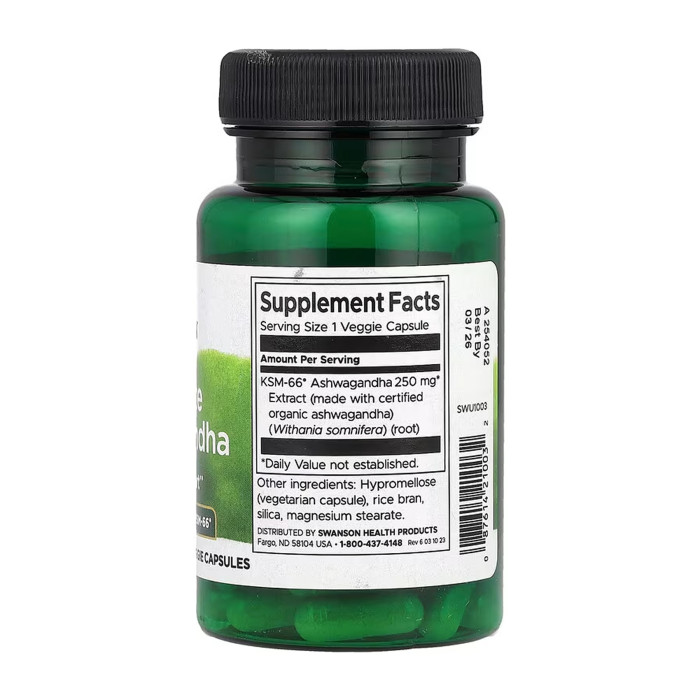 Ultimate Ashwagandha 250 mg - 60veg caps — офіційна ціна та характеристики
